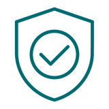 Shield with checkmark icon